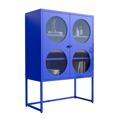 Meble domowe 2-drzwiowa stalowa szafka do przechowywania Metalowa szafka ze stojakami