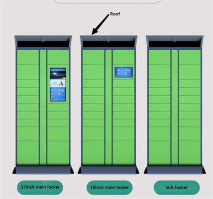 H1980mm Zewnętrzna inteligentna szafka elektryczna z 10-calowym ekranem i drzwiami o różnych rozmiarach