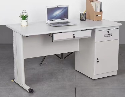 Zintegrowany z drewnem metalowy stół komputerowy W1200mm Meble biurowe