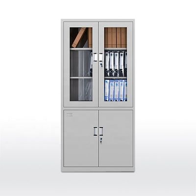 Biurowa szafka na dokumenty Metalowa szafka 2-drzwiowa stalowa szafka do przechowywania