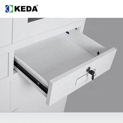 Szklane drzwi 0,160 CBM 45 kg Pojemność metalowa szafka na akta