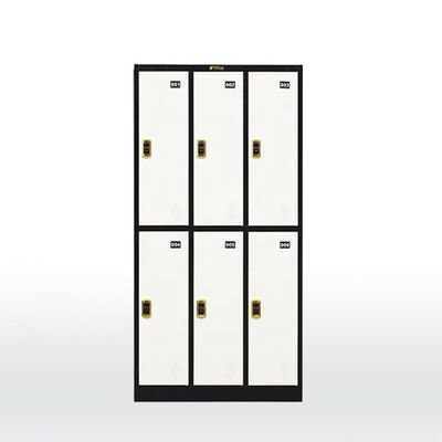 9 drzwi, wys. 1850 mm, szer. 380 mm, stalowa szafka do przechowywania
