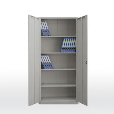KD Szafa biurowa stalowa z podwójnymi drzwiami Szafka na dokumenty metalowe 4 półki