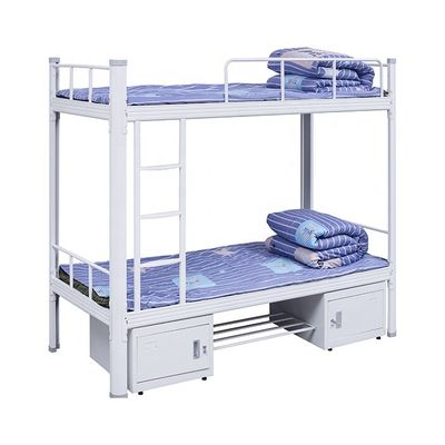 Żelazne meble szkolne L2000 Stalowe łóżko piętrowe Łóżko piętrowe dla dorosłych