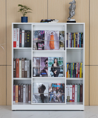 Nowoczesna prosta konstrukcja 3 półki Book Case Łatwy montaż mebli do salonu