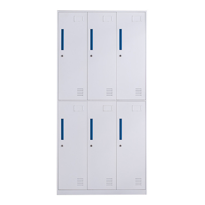 Malowanie proszkowe Metalowa stalowa szafka 6-drzwiowa lub 4-drzwiowa meble biurowe