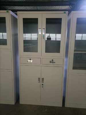 Szklane drzwi ze stali walcowanej na zimno Szafka na dokumenty Meble biurowe